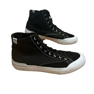 HUF Men's Black High-Top Sneakers
